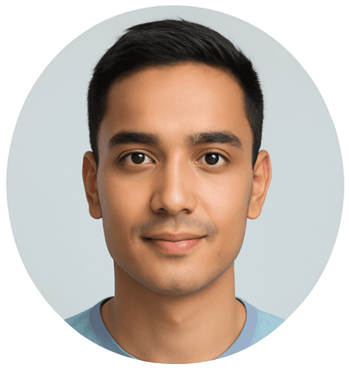 Madhav showing his limited sneakers sourced by iWishBag